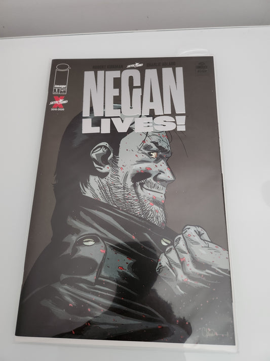 Walking Dead: Negan Lives #1 - Silver Variant (2020) Unopened/NM Kirkman/Adlard