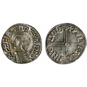 Æthelred II (978-1016), 'Long Cross' Type, Penny, c. 997-1003, London