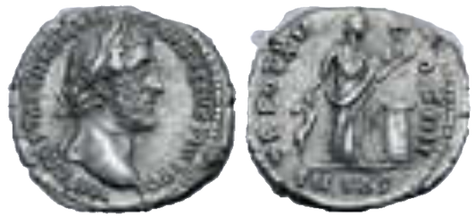 Antoninus Pius AR Denarius, Rome. AD 151-152