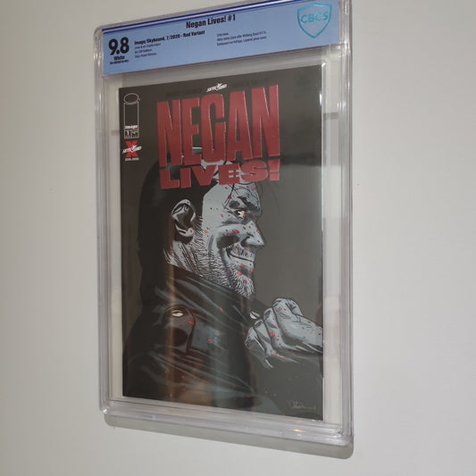 Negan Lives! Graded 9.8 #1 "Ruby Red Foil" Edition Unread Walking Dead 1 of 500 HIGH GRADE

1/500 Copies Worldwide